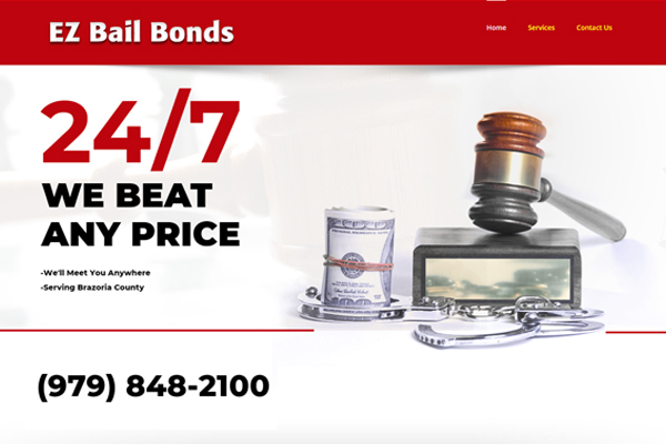 EZ Bail Bonds Website