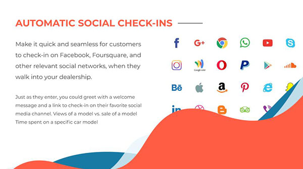 Automatic Social Check-INS